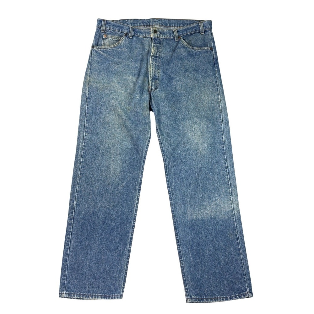 Vintage 80s Levis 505‎ Orange Tab Jeans Mens Size 40x30 Made in USA